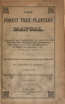 The Forest Tree Planters' Manual