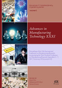 Advances in Manufacturing Technology XXXI