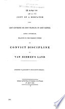 Convict Discipline in Van Diemen's Land