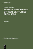 Edward Boehmer: Spanish Reformers of Two Centuries from 1520. Volume 2 Pdf/ePub eBook