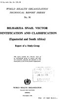 Bilharzia Snail Vector Identification and Classification (equatorial and South Africa)