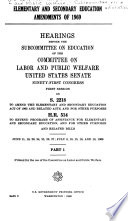 Elementary and Secondary Education Amendments of 1969