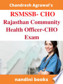 RSMSSB Rajasthan CHO Community Health Officer Exam PDF eBook Book