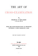 The Art of Cross-examination