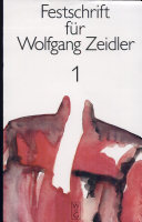Festschrift für Wolfgang Zeidler