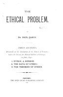 The Ethical Problem