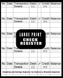 Large Print Check Register