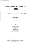Indian Books in Print