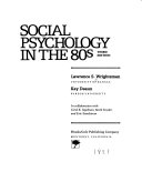 Social Psychology in the 80s