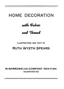 Home Decoration with Fabric and Thread