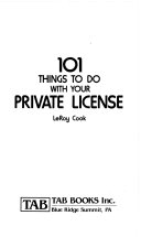 101 Things to Do with Your Private License