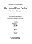 The National Union Catalogs  1963 