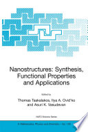 Nanostructures  Synthesis  Functional Properties and Application Book