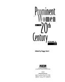 Prominent Women of the 20th Century Book