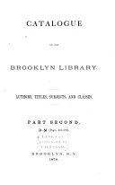Catalogue of the Mercantile Library of Brooklyn: D-M