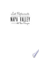 Lost Restaurants Of Napa Valley And Their Recipes