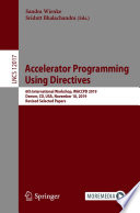 Accelerator Programming Using Directives