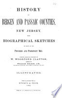 History of Bergen and Passaic Counties  New Jersey