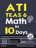 ATI TEAS 6 Math in 10 Days Pdf/ePub eBook