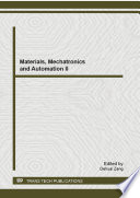 Materials  Mechatronics and Automation II Book