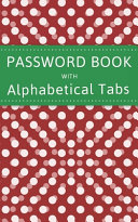 Password Book with Alphabet Tabs Book