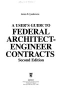 A User's Guide to Federal Architect-engineer Contracts