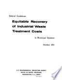 Equitable Recovery of Industrial Waste Treatment Costs