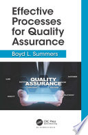 Effective Processes for Quality Assurance Book