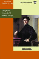 Orley Farm (Volume 2 of 2) (EasyRead Edition)