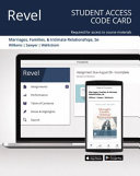 Revel for Marriages  Families  and Intimate Relationships    Access Card
