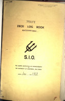 Deck Log Book of the M/V Alexander Agassiz