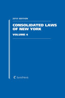Consolidated Laws of New York, Volume 7