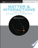 Matter and Interactions Book