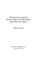 Microtectonics Along the Western Edge of the Blue Ridge, Maryland, and Virginia