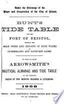 A Tide Table for the Port of Bristol