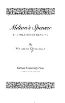 Milton's Spenser
