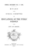 School Documents [of The] Boston Public Schools
