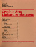Graphic Arts Literature Abstracts Book