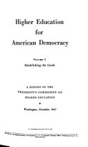 Higher Education for American Democracy