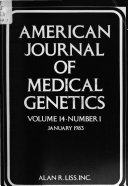 American Journal of Medical Genetics