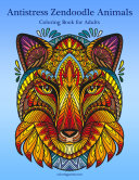 Antistress Zendoodle Animals Coloring Book for Adults 1