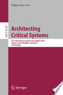 Architecting Critical Systems