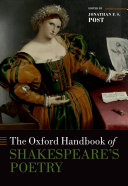 The Oxford Handbook of Shakespeare's Poetry