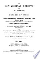 Comprising Reports of Cases in the Courts of Chancery, King's Bench, and Common Pleas, from 1822 to 1835