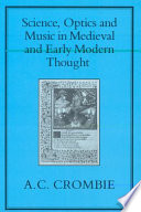 Science  Optics  and Music in Medieval and Early Modern Thought Book