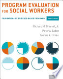 Program Evaluation for Social Workers