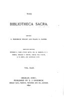 The Bibliotheca Sacra
