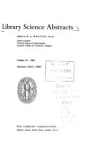 Library Science Abstracts