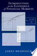 Introduction to the Economics of Financial Markets Book