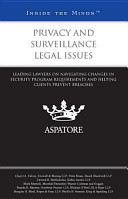 Privacy and Surveillance Legal Issues Book PDF